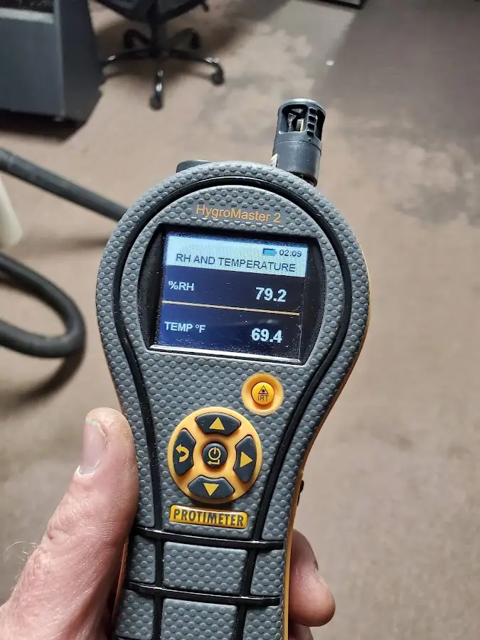 Moisture meter humidity assessment for Fire & Smoke Damage Restoration in Wichita